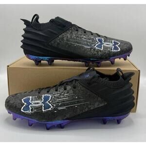 Under Armour Blur Smoke Suede 2.0 MC Football Cleats Men Sz 13 3027978-001 New